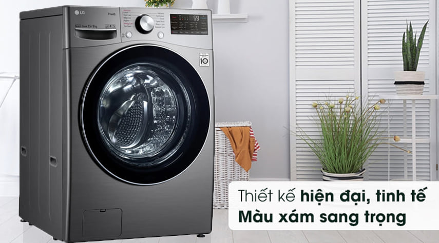 Máy sấy quần áo LG DVHP09B tốn điện không, bảo vệ quần áo có tốt, sấy mất bao lâu?