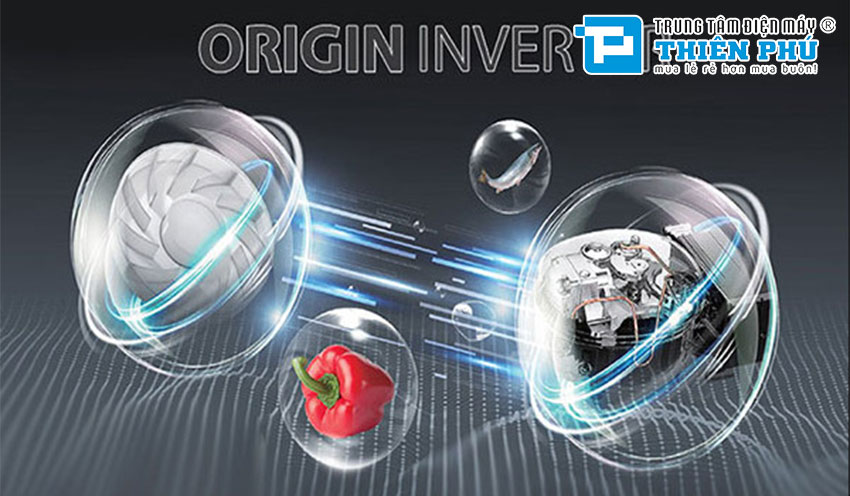 Lợi ích của công nghệ Origin Inverter trên tủ lạnh Toshiba 2 cánh GR-RS682WE-PMV(06)-MG
