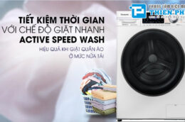 Công nghệ giặt nhanh Active Speed Wash trên máy giặt Panasonic 9kg NA-S96FG1WVT