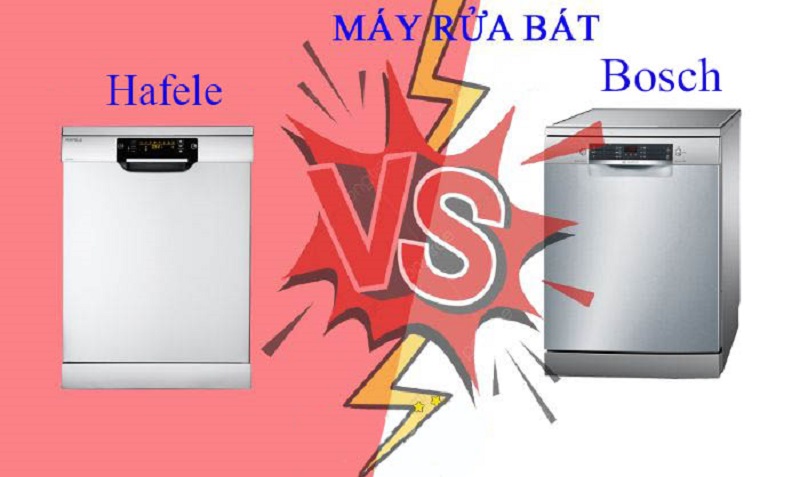 So sánh giá máy rửa bát Hafele và Bosch để xem "mèo nào cắn mỉu nào"?
