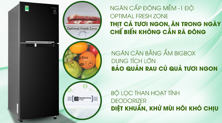 Những lý do bạn nên lựa chọn tủ lạnh samsung 2 cánh RT25M4032BU/SV cho gia đình