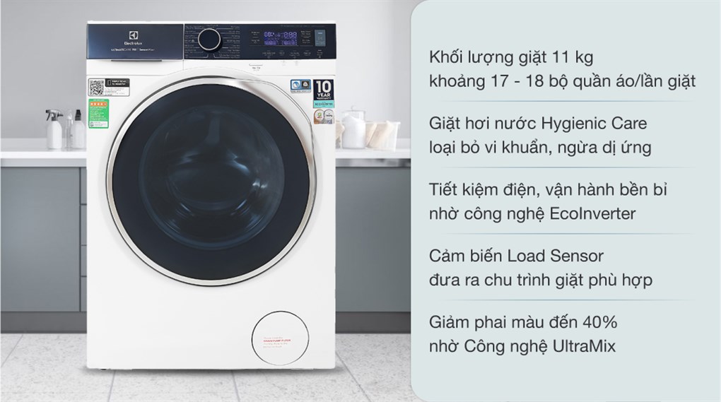 Máy giặt Electrolux EWF1142Q7WB 11kg