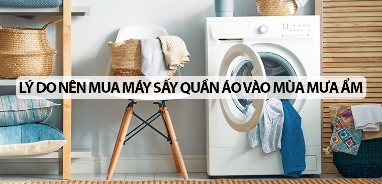 Máy sấy quần áo làm khô rất nhanh