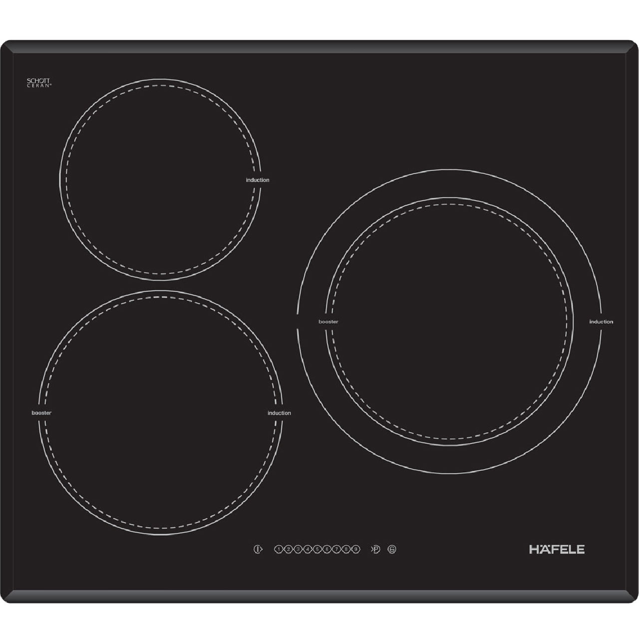Đặc điểm nổi bật của Bếp Từ Hafele HC-I603B 3 Vùng Nấu