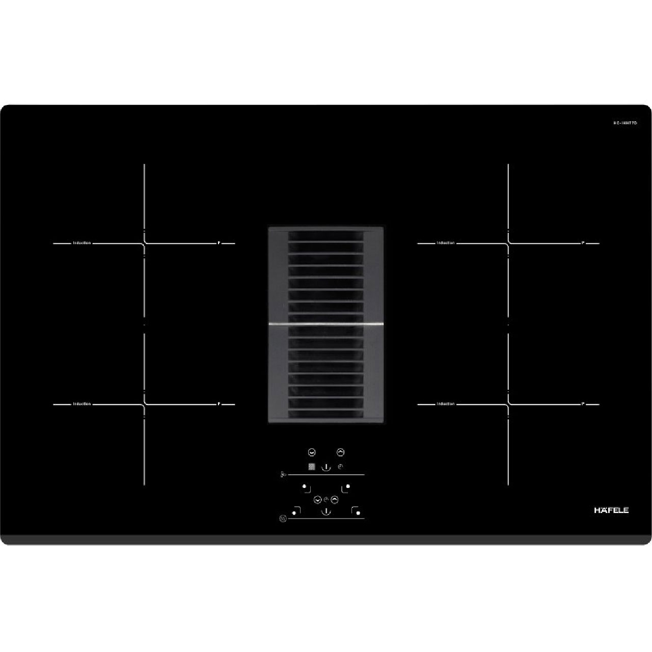 Bếp điện từ Hafele hút mùi 4 vùng nấu HC-IHH77D- Thưởng thức món ăn ngon với công nghệ tiên tiến