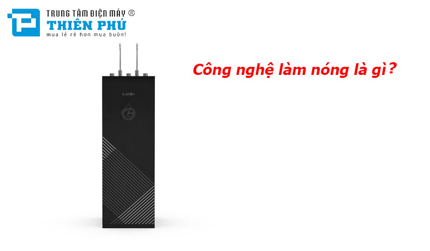 Lấy nước nóng tức thì bằng máy lọc nước Karofi 11 lõi KAD-R35 mà không cần đun sôi