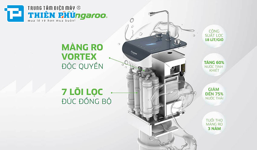 Máy lọc nước nóng lạnh Kangaroo KG10A9S có khả năng tạo khoáng không?