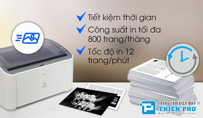 Máy In Laser Trắng Đen Canon LBP2900