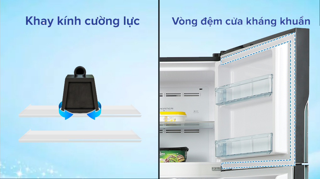 Tủ lạnh Hitachi inverter R-FVX480PGV9(MIR) mặt gương xám được nhiều người lựa chọn
