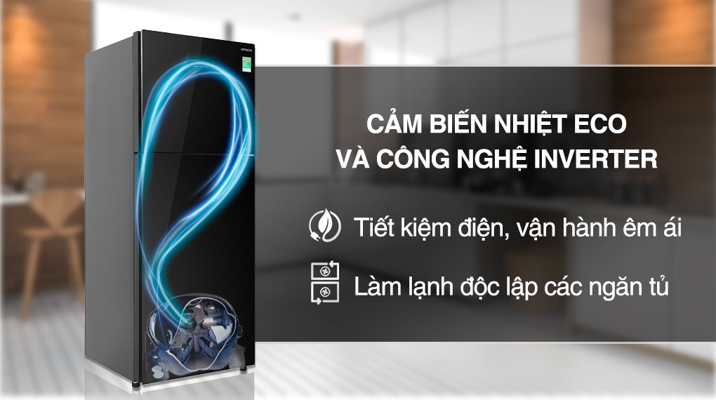 Tủ lạnh hitachi  R-FVY510PGV0(GMG) tiết kiệm điện nên sử dụng cho năm nay