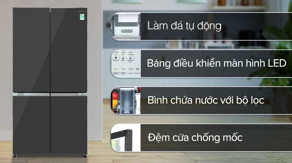 Tủ lạnh hitachi  R-WB640PGV1(GCK) có tốt không? Giá bao nhiêu?