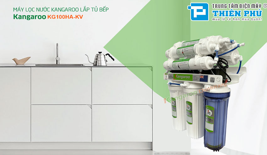 Máy lọc nước Kangaroo Hydrogen KG100HA, chất lượng phù hợp với giá thành