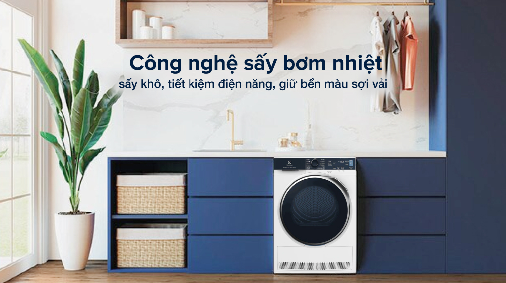 So sánh máy sấy bơm nhiệt Heatpump LG và Electrolux từ bên trong tới bên ngoài.
