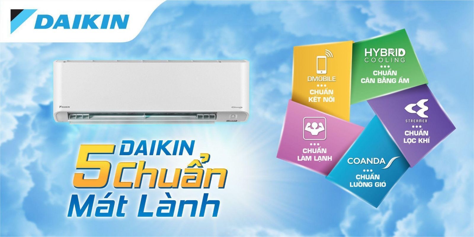 Khám phá tính năng trên điều hòa inverter: Daikin, Panasonic