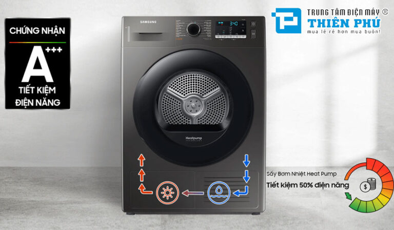 5 điểm nổi bật của máy sấy Samsung inverter 9Kg DV90TA240AX/SV mà bạn nên biết khi sử dụng