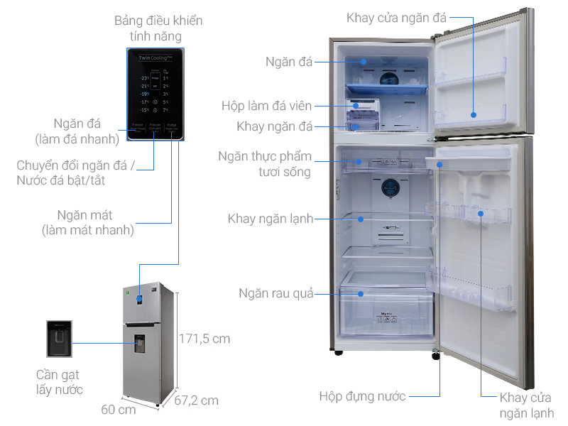 Tủ lạnh samsung RT32K5932S8/SV- Mẫu tủ được săn đón nhiều nhất năm nay