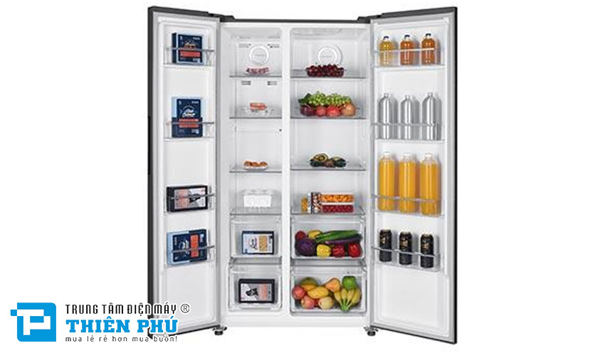 Tủ Lạnh Sharp Side By Side Inverter 532 Lít SJ-SBX530VG-BK