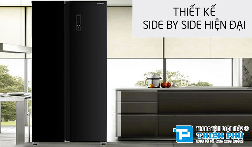5 lí do khiến bạn nên sở hữu ngay chiếc tủ lạnh tủ lạnh Sharp side by side inverter 532 lít SJ-SBX530VG-BK