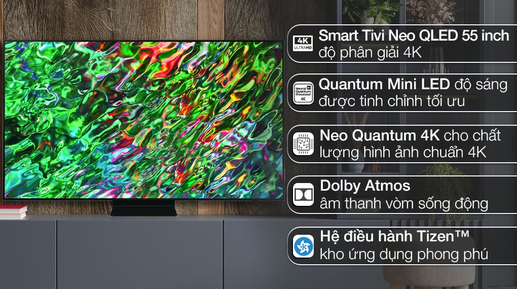 Khám phá những công nghệ mới trên smart tivi Samsung Neo Qled 55 inch QA55QN90BAKXXV