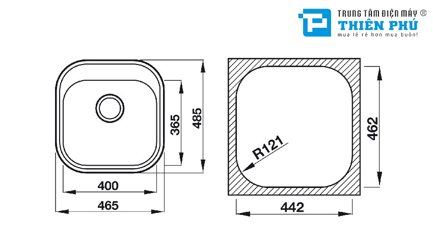 Chậu Rửa Bát Hafele HS-SS4648