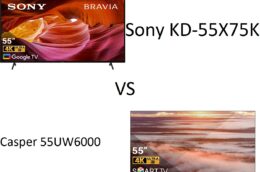 Vì sao cùng kích thước nhưng tivi Sony 55 inch KD-55X75K lại đắt hơn Casper 55UW6000