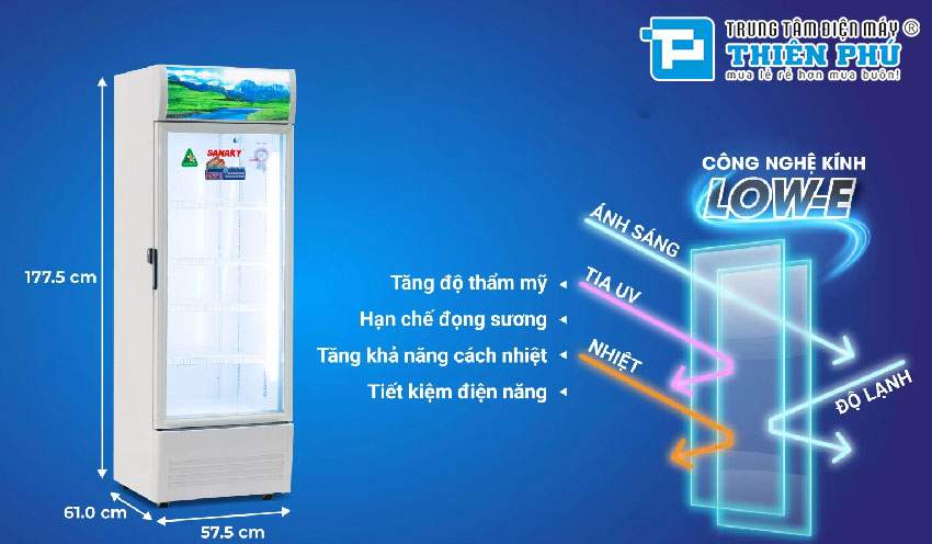 Tủ Mát Sanaky Inverter 400 Lít 1 Cánh VH-4089K3