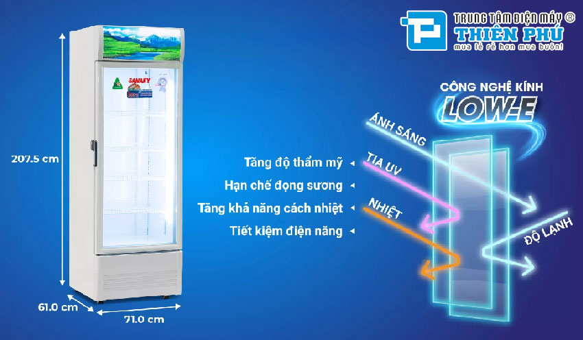 Tủ Mát Sanaky 1 Cánh 480 Lít VH-5089K