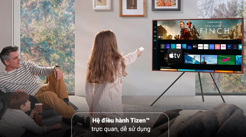 Tô điểm không gian sống nhà bạn nhờ chiếc tivi khung tranh Smart Tivi Samsung QA65LS03BAKXXV