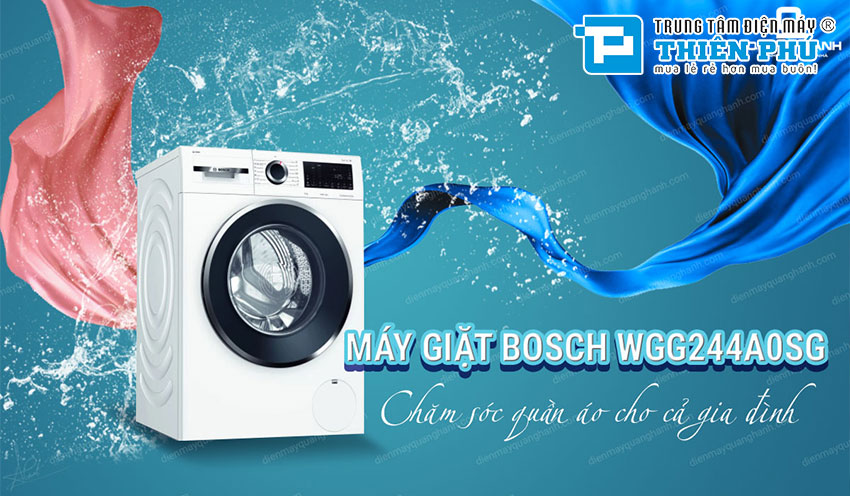Khám phá chiếc máy giặt Bosch 9Kg WGG244A0SG Serie 6