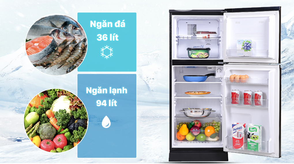 Tham khảo những tính năng trên tủ lạnh Aqua AQR-T150FA(BS) 130 lít