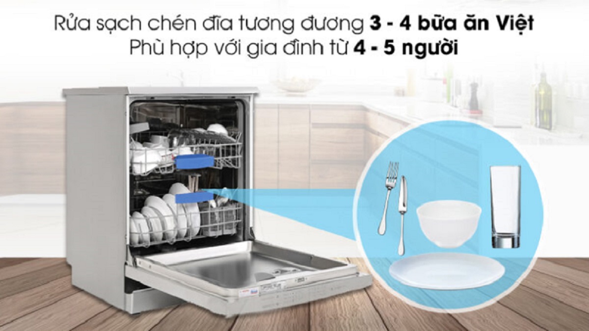 Giá chỉ 10 triệu Máy Rửa Bát Bosch SMS63L08EA, đáp ứng được gì?