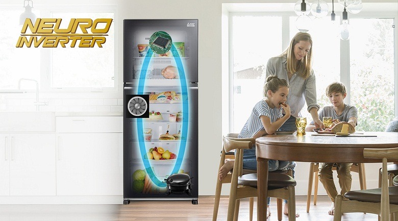Những lý do bạn nên chọn tủ lạnh Mitsubishi Electric inverter MR-FX47EN-GBK-V