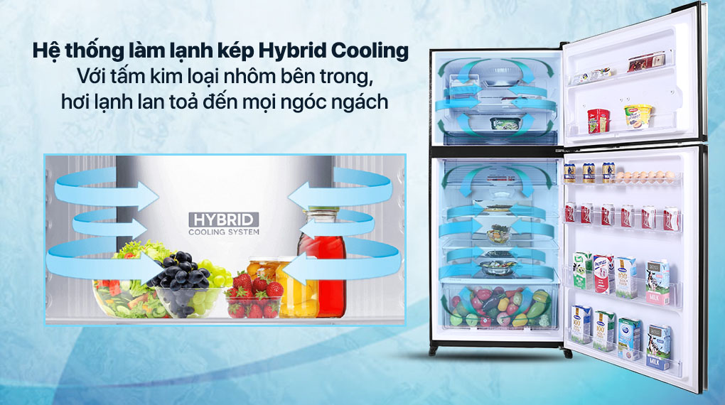 Lựa chọn tuyệt vời cho gia đình trên 5 người - Tủ lạnh Sharp SJ-XP620PG-BK 560L