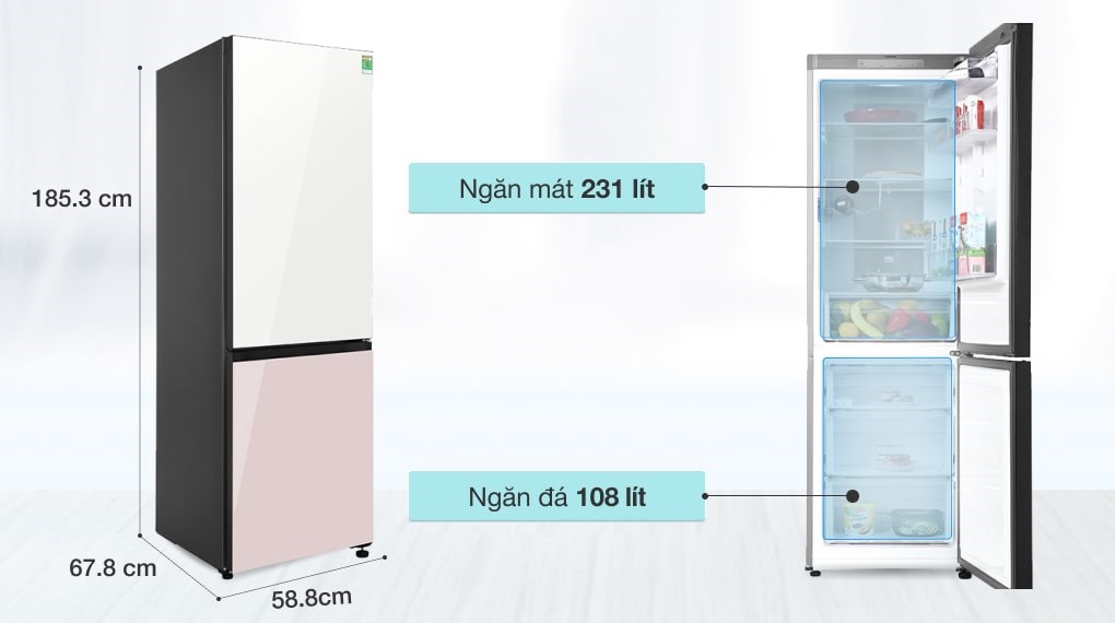 3 mẫu tủ lạnh 2 cánh hiện đại, tạo ấn tượng mạnh trước người dùng