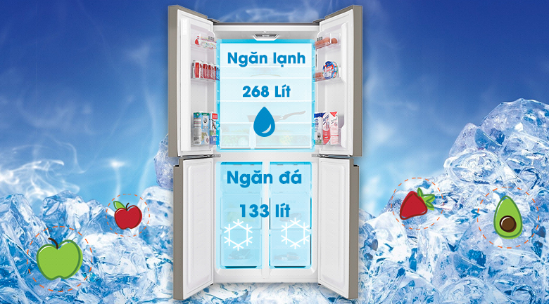Top 3 tủ lạnh 4 cánh trên 400 lít mà bạn nên sở hữu ngay