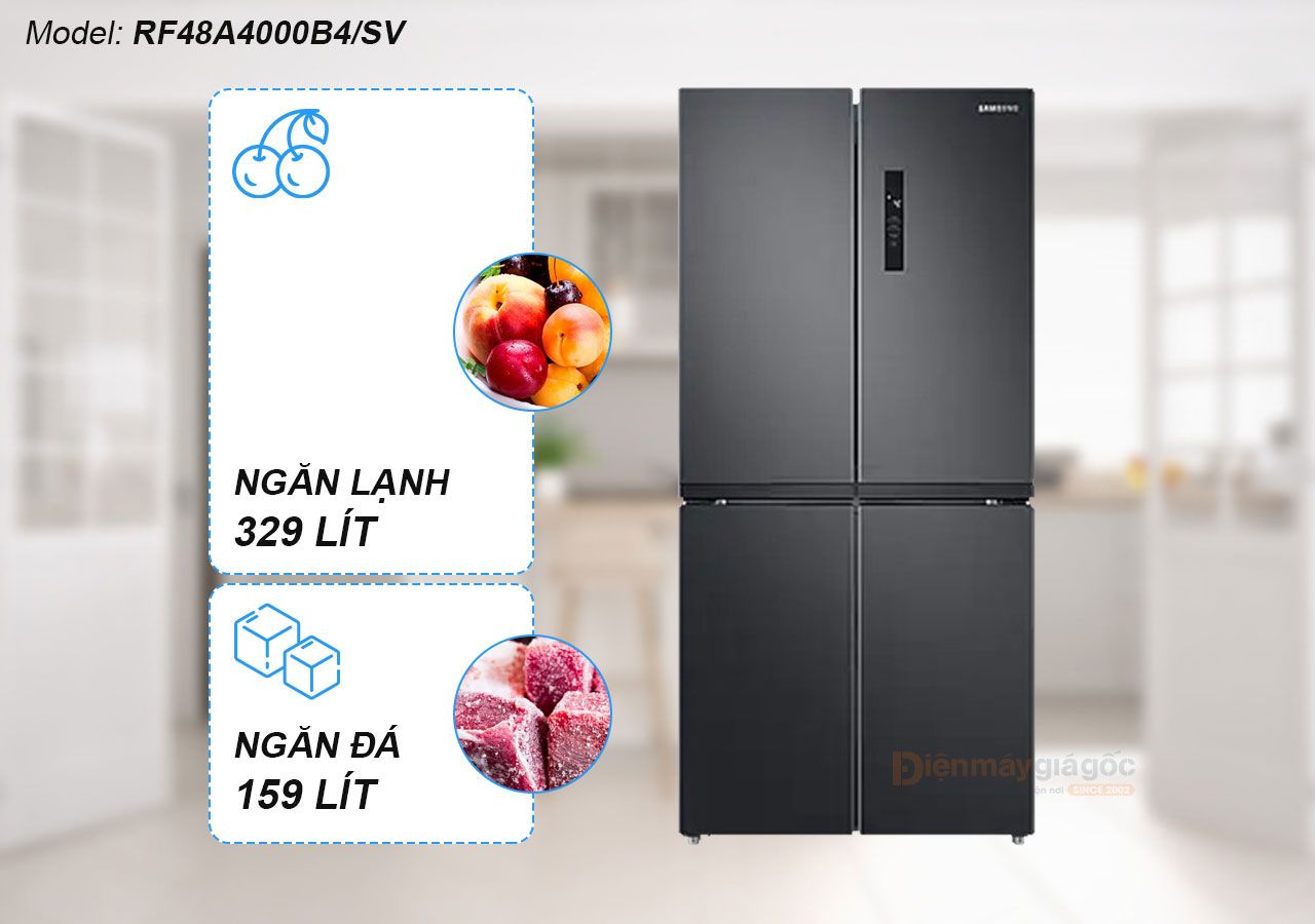 3 mẫu tủ lạnh 4 cánh giá rẻ sử dụng tốt mà bạn nên mua