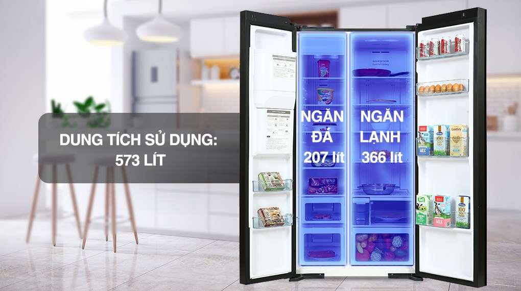 Tủ lạnh Hitachi R-SX800GPGV0(GBK) sang trọng, đẳng cấp thu hút người dùng
