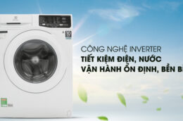 Top 3 máy giặt Electrolux tiết kiệm điện nên mua cho gia đình