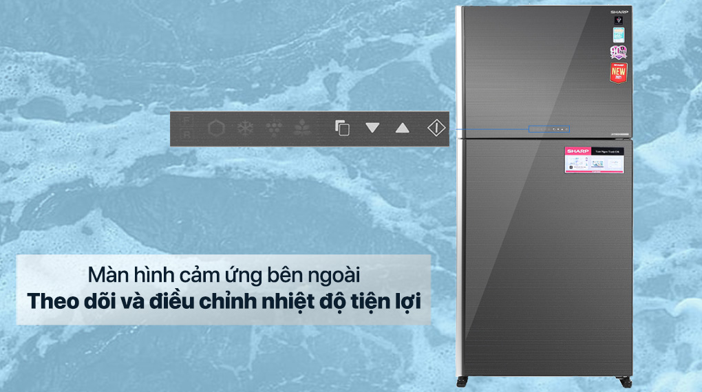 Bạn nên chọn tủ lạnh Sharp 2 cánh SJ-XP660PG-BK 604 lít