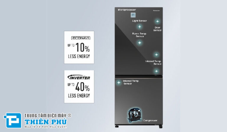 Tủ lạnh Panasonic inverter NR-BV281BGMV giải pháp tiện ích cho mọi gia đình