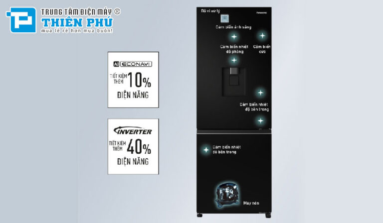Tủ lạnh Panasonic inverter NR-BV361GPKV lựa chọn hoàn hảo cho căn bếp hiện đại