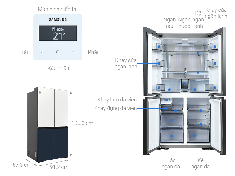 3 mẫu tủ lạnh 4 cánh bán chạy nhất trong ba tháng đầu năm 2023