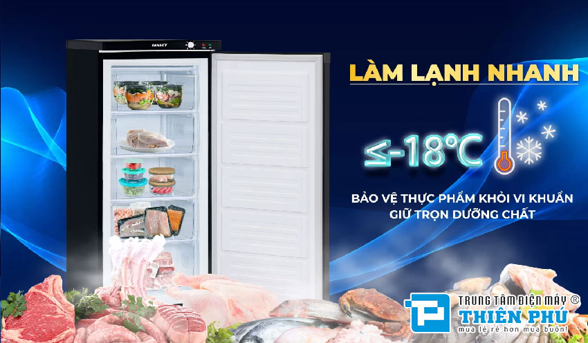 Tủ Đông Sanaky Inverter VH-180K3 150 Lít