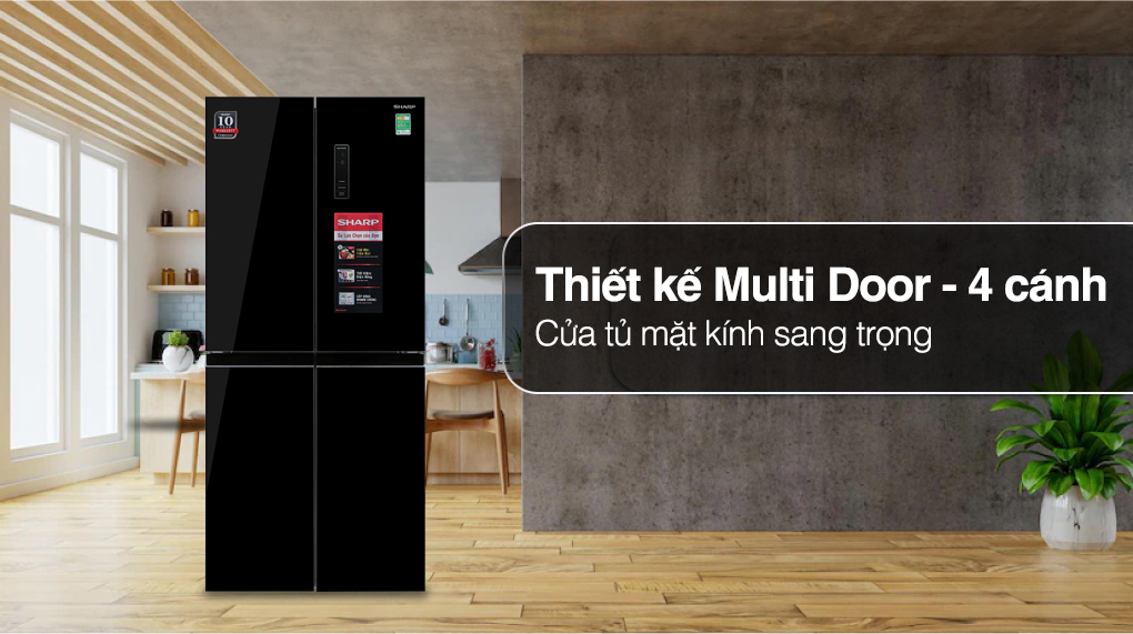 3 lý do mà bạn nên chọn tủ lạnh Sharp SJ-FX420VG-BK cho không gian của mình