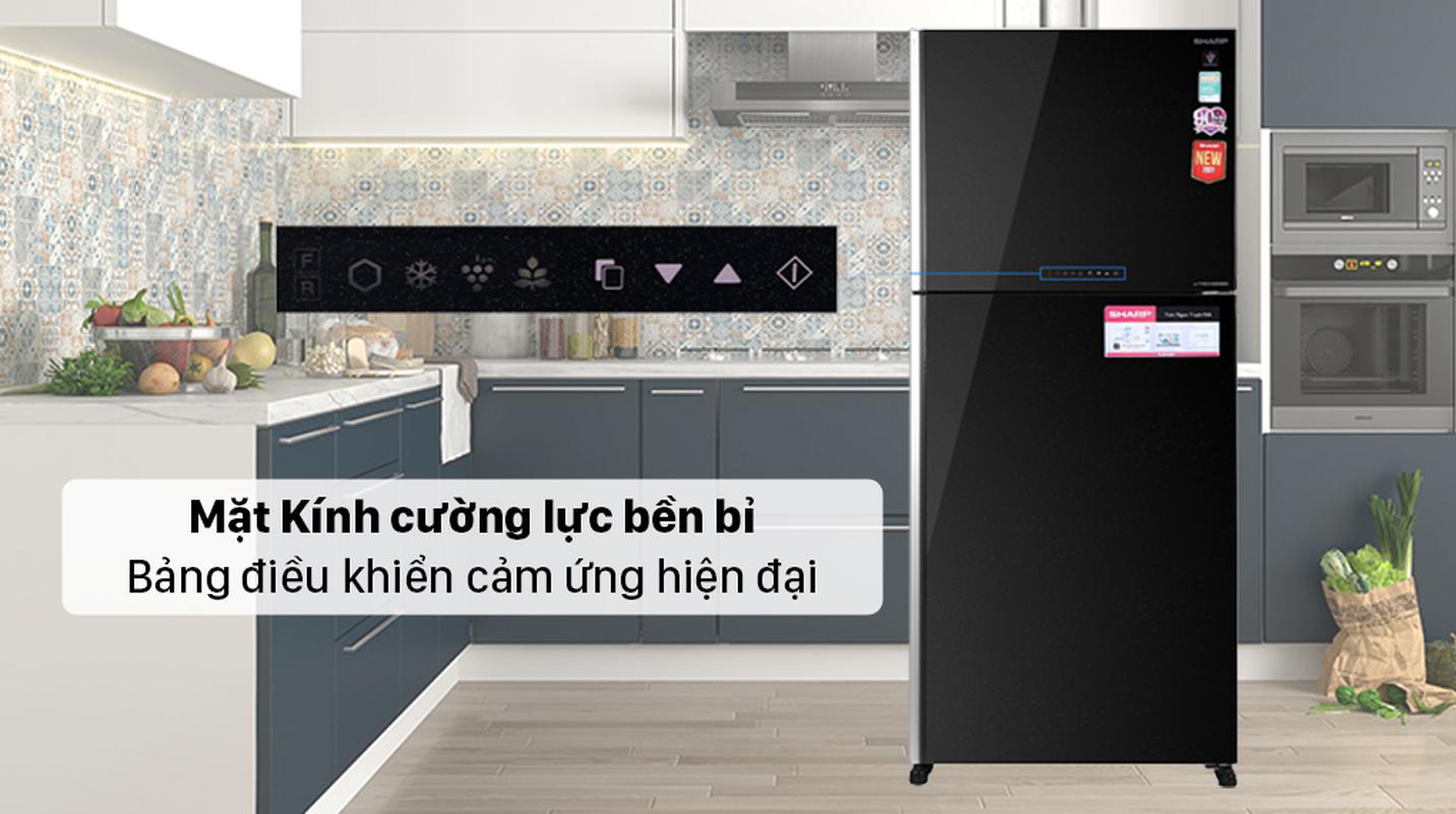 Tủ lạnh Sharp inverter SJ-XP620PG-BK được đánh giá cao về thiết kế cũng công nghệ nổi bật