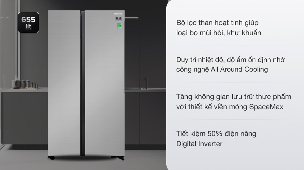 Ưu nhược điểm trên chiếc tủ lạnh samsung RS62R5001M9/SV