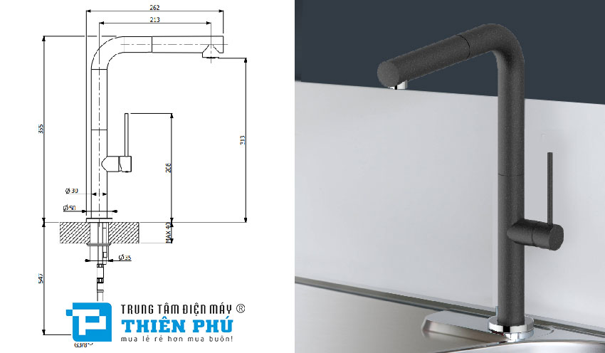 Vòi Rửa Bát Furst F400076CV