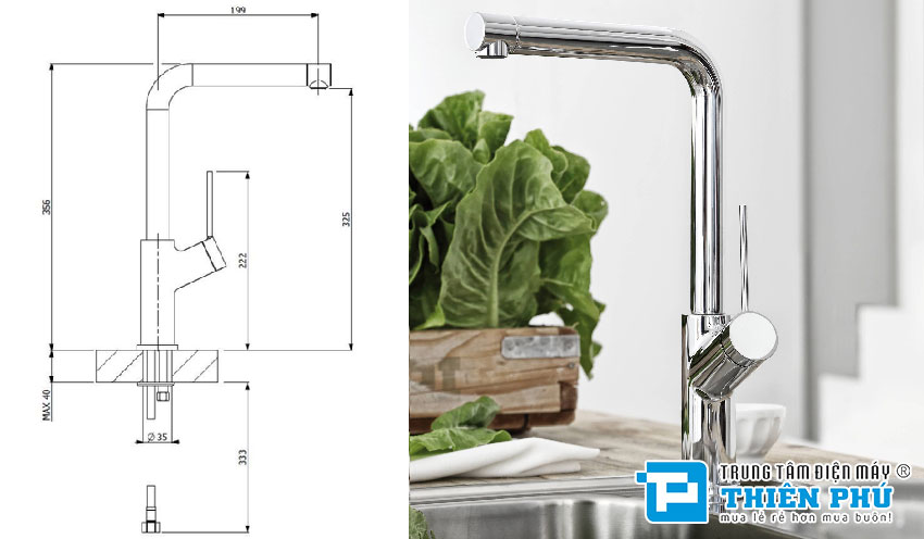 Vòi Rửa Bát Furst F400404CR