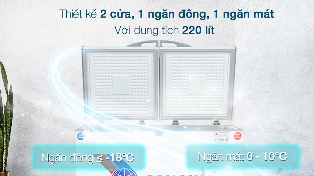 7 đặc điểm nổi bật làm nên chất lượng vượt trội cho tủ đông Sanaky VH-2899W3