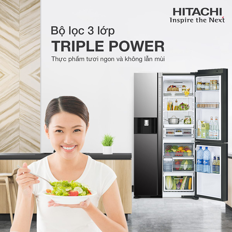 5 công nghệ hiện đại trong tủ lạnh Hitachi R-MY800GVGV0D(MIR) bạn cần biết